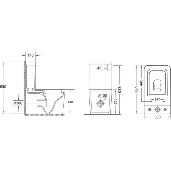 Унитаз-компакт Grossman GR-4445S с крышкой микролифт - фото 6