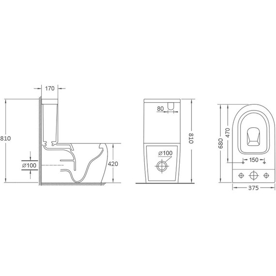 Унитаз-компакт Grossman GR-4446S с крышкой микролифт - фото 6