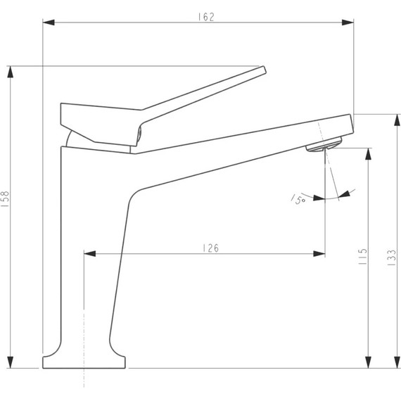 Смеситель для раковины Haiba HB10818 - фото 2