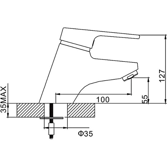 Смеситель для раковины Gerhans K11009 - фото 2