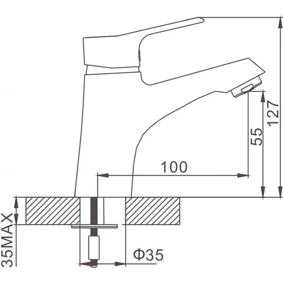 Смеситель для раковины Gerhans K11010 - фото 2
