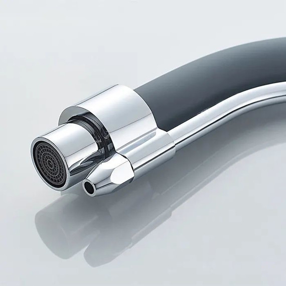 Смеситель для кухни Ledeme L4755-9, хром/серый - фото 3