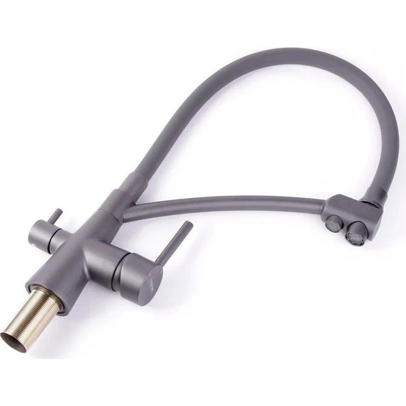 Смеситель для кухни Ledeme L4855U-12, графит - фото 2