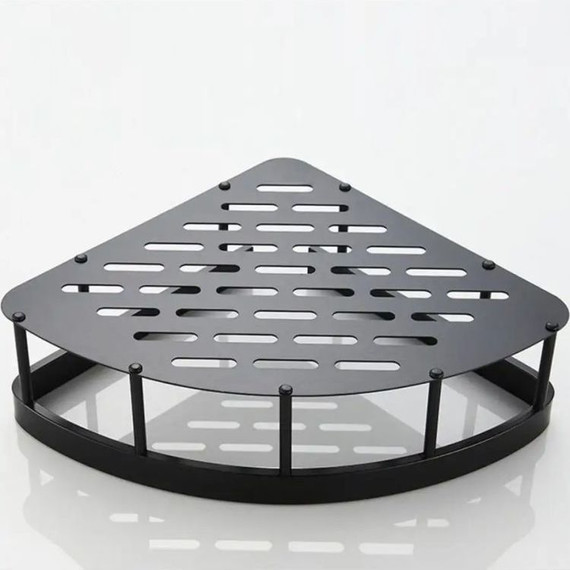 Полка угловая Ledeme L5507-1, черный - фото 11