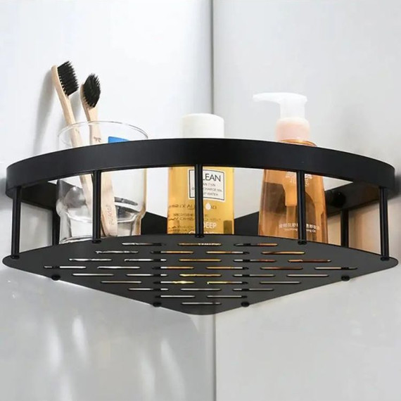 Полка угловая Ledeme L5507-1, черный - фото 7