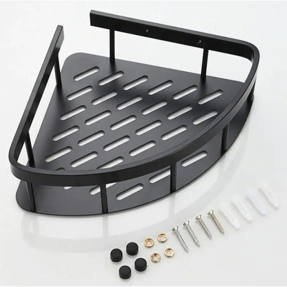 Полка угловая Ledeme L5507-1, черный - фото 10