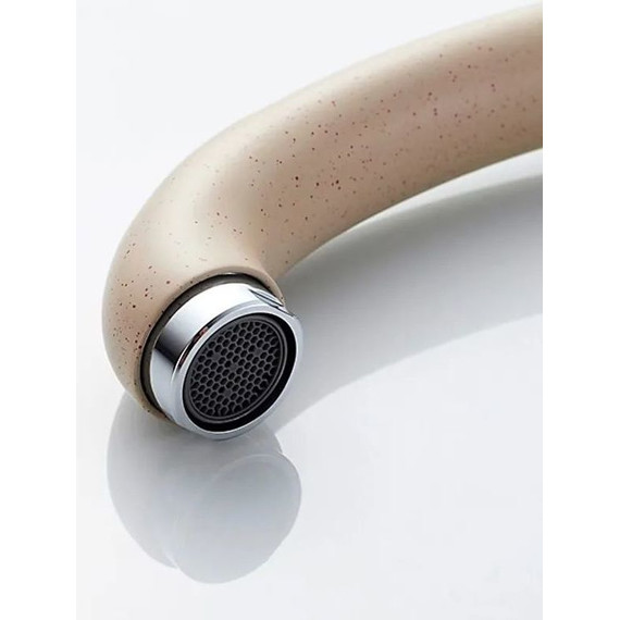 Смеситель для кухни Ledeme L5902M, бежевый - фото 3