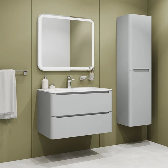 Пенал подвесной Iddis Edifice 40 см EDI40L0i97, светло-серый - фото, картинка 5 Пенал подвесной Iddis Edifice 40 см EDI40L0i97, светло-серый - фото 5