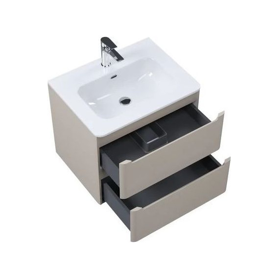 Тумба подвесная с раковиной Iddis Edifice 60 см EDI60C0i95K, капучино - фото 3