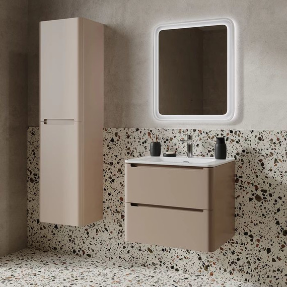 Тумба подвесная с раковиной Iddis Edifice 60 см EDI60C0i95K, капучино - фото 6