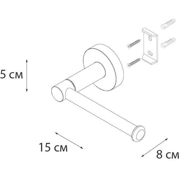 Держатель для туалетной бумаги Fixsen Comfort FX-87010A, золото-сатин - фото 3