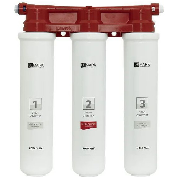 Смеситель для кухни Lemark Comfort + фильтр Basic LM3075C085, хром/чёрный - фото 3