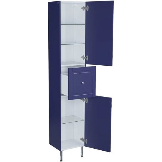 Пенал напольный Iddis Oxford 36 см OXF36N0i97, синий - фото 4