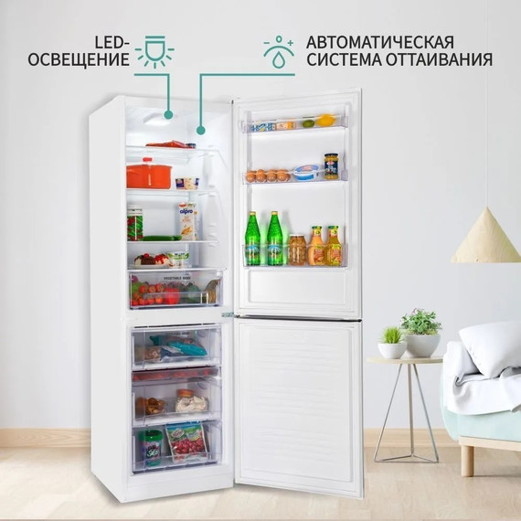 Двухкамерный холодильник NordFrost NRB 152 W - фото 3