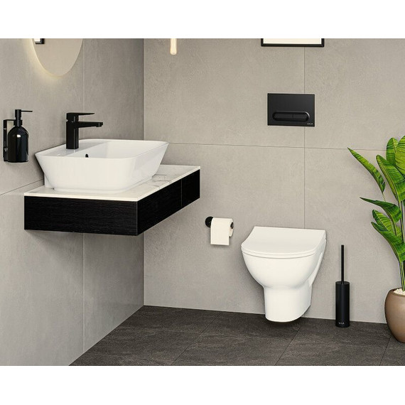 Унитаз подвесной безободковый Vitra Zentrum Round 7786B003-0075 - фото, картинка 2 Унитаз подвесной безободковый Vitra Zentrum Round 7786B003-0075 - фото 2