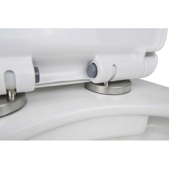 Унитаз подвесной безободковый Loranto Fredo CS-WH8005 с крышкой микролифт - фото, картинка 7 Унитаз подвесной безободковый Loranto Fredo CS-WH8005 с крышкой микролифт - фото 7