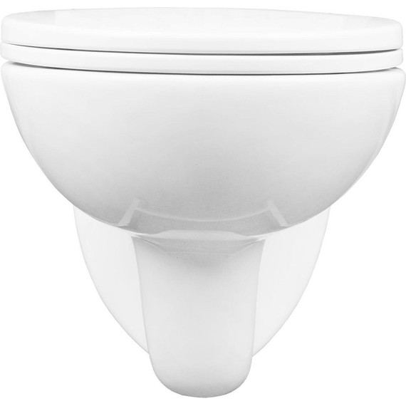 Унитаз подвесной безободковый Loranto Fredo CS-WH8005 с крышкой микролифт - фото, картинка 8 Унитаз подвесной безободковый Loranto Fredo CS-WH8005 с крышкой микролифт - фото 8