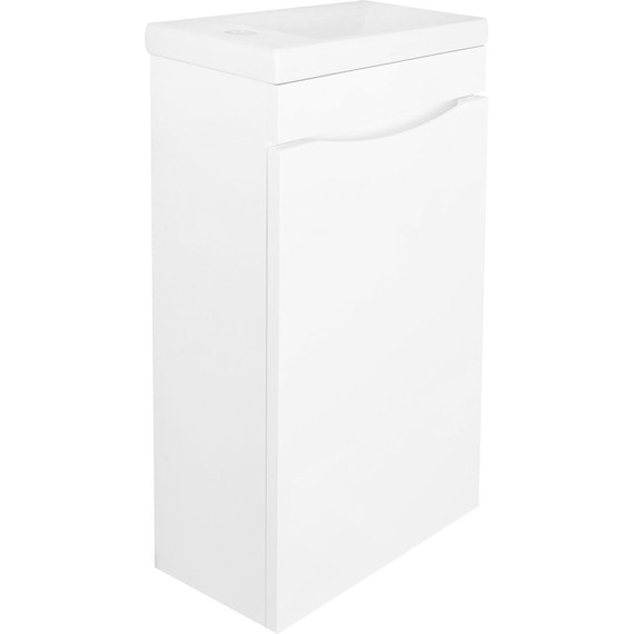 Тумба подвесная с раковиной Loranto Алина 40 см L CS00087021 (раковина Миранда 40) - фото, картинка 4 Тумба подвесная с раковиной Loranto Алина 40 см L CS00087021 (раковина Миранда 40) - фото 4