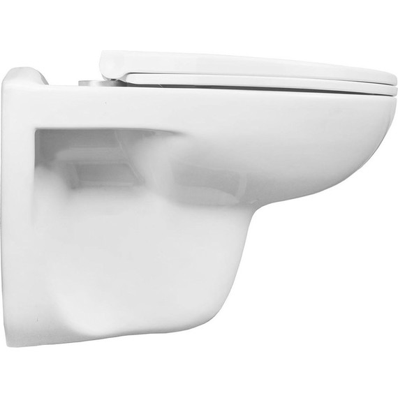 Инсталляция Loranto с подвесным безободковым унитазом Fredo 4501+CS-WH8005 - фото 12