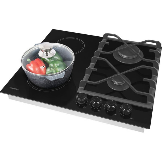 Комбинированная варочная панель Hiberg VM 6020 B - фото 4