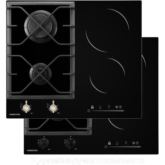 Комбинированная варочная панель Hiberg VM 6021 B - фото 2