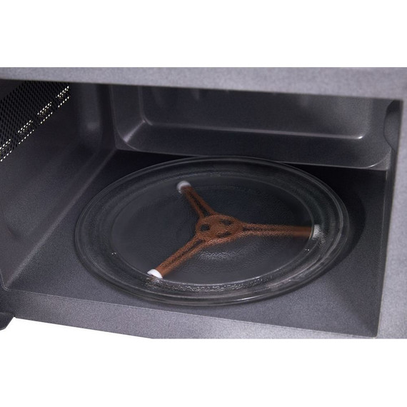 Отдельностоящая микроволновая печь Hiberg VM-4288 BR (чёрное стекло) - фото 6