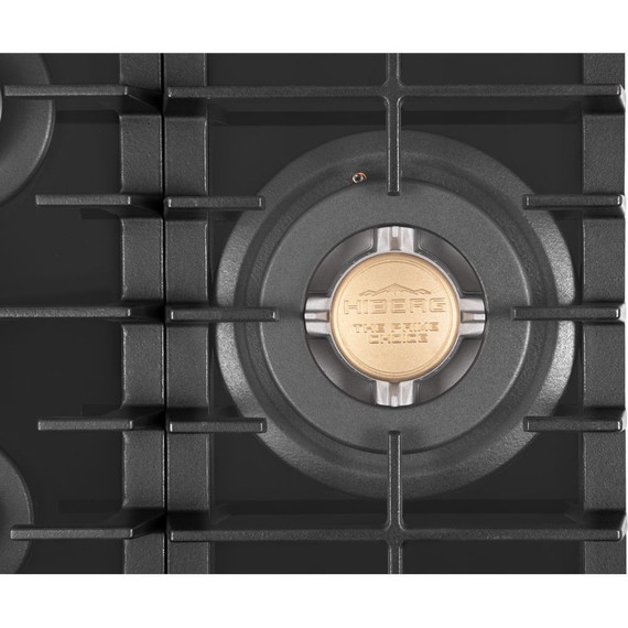 Газовая варочная поверхность Hiberg VM 4535 B (чёрное стекло) - фото 9