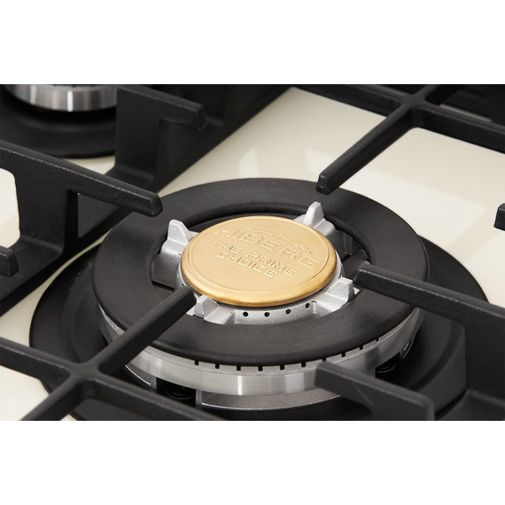 Газовая варочная поверхность Hiberg VM 6145 RY (бежевое стекло) - фото 7