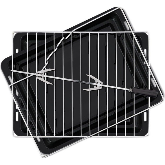 Электрический духовой шкаф Hiberg VM 6192 B - фото 8