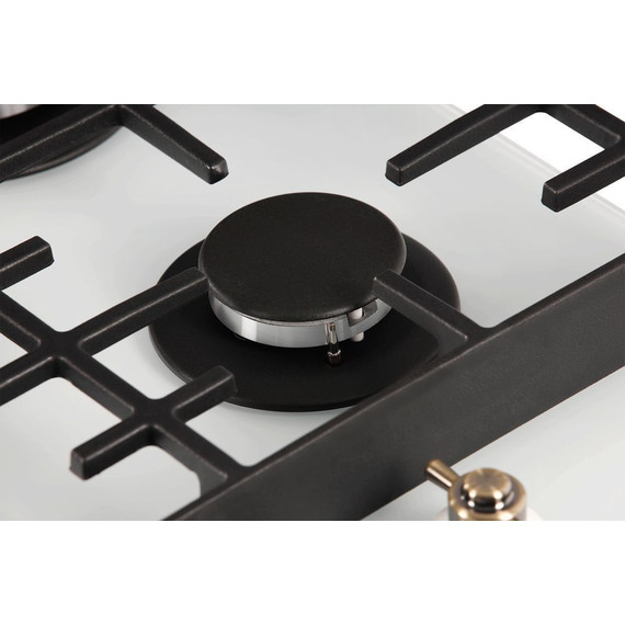 Газовая варочная поверхность Hiberg VM 7155 W (белое стекло) - фото 11