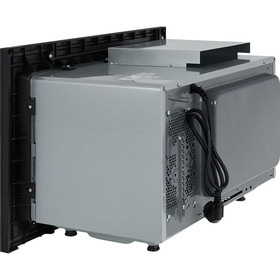 Встраиваемая микроволновая печь Hiberg VM 8505 B (чёрное стекло) - фото 5