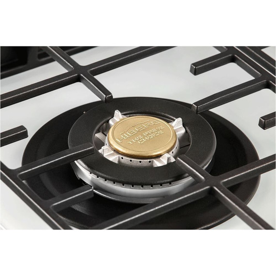 Газовая варочная поверхность Hiberg VM 9155 W (белое стекло) - фото 9