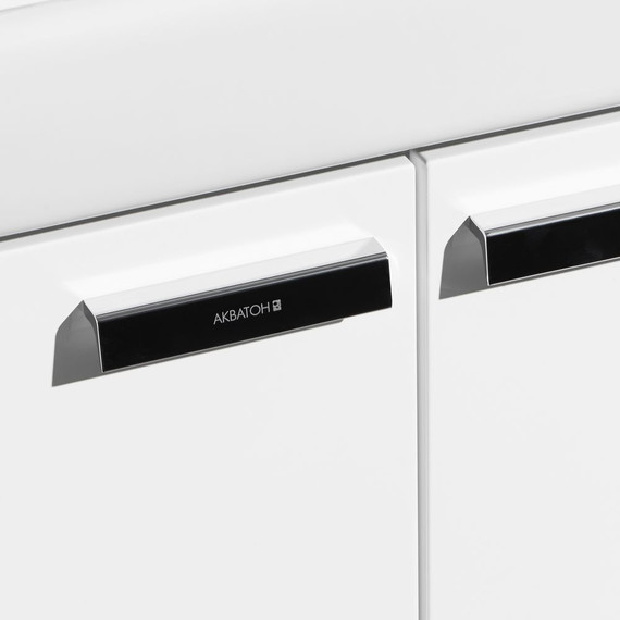 Тумба напольная с раковиной Акватон Йорк 60 см 1A1702K1YOAY0, белый/выбеленное дерево - фото 5