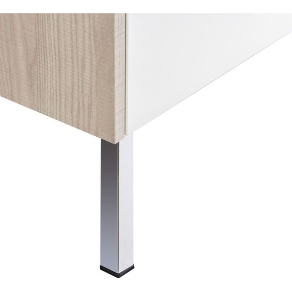 Тумба напольная с раковиной Акватон Йорк 55 см 1A1705K1YOAV0, белый/ясень фабрик - фото 5