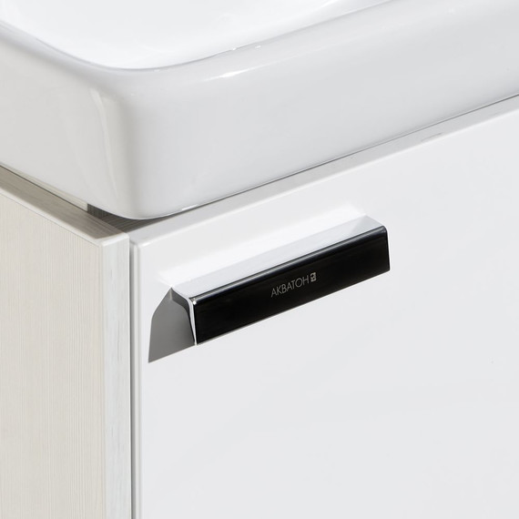 Тумба подвесная с раковиной Акватон Йорк 50 см 1A1709K2YOAY0, белый/выбеленное дерево - фото, картинка 5 Тумба подвесная с раковиной Акватон Йорк 50 см 1A1709K2YOAY0, белый/выбеленное дерево - фото 5