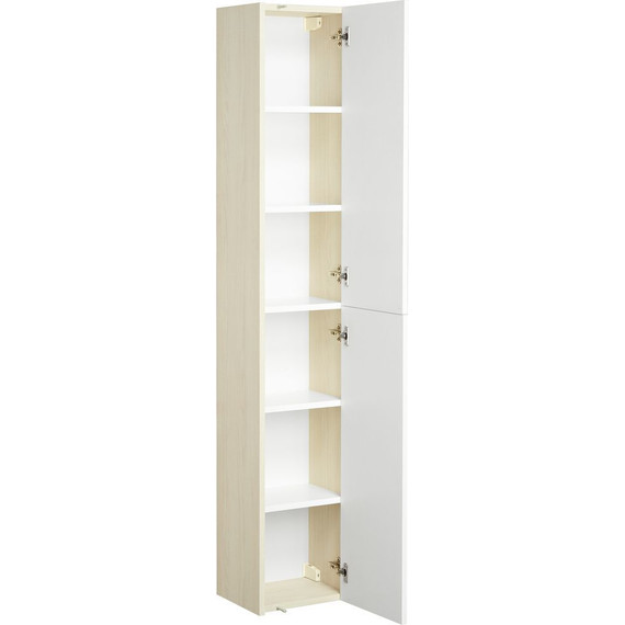 Пенал подвесной Акватон Йорк 30 см 1A171203YOAV0, белый/ясень фабрик - фото 2