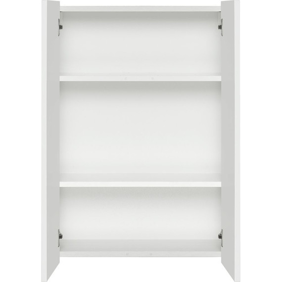 Шкаф подвесной Акватон Йорк 56 см 1A171303YOAY0, белый/выбеленное дерево - фото 2