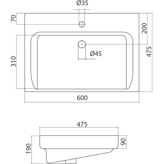 Тумба напольная с раковиной Акватон Ронда 60 см 1A2050K1RSC20, дуб соммерсет - фото 8