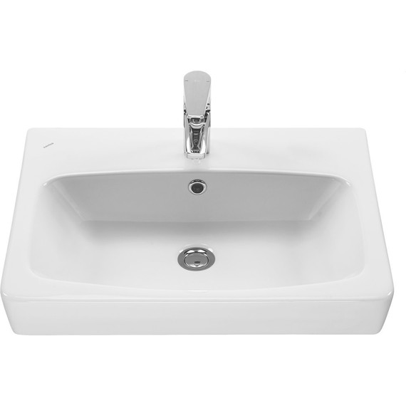 Тумба подвесная с раковиной Акватон Верди 60 см 1A2067K1VDAV0, белый/ясень фабрик - фото 2