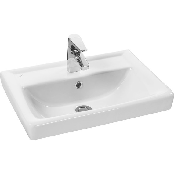 Тумба подвесная с раковиной Акватон Ронда 55 см 1A2076K1RSC20, дуб соммерсет - фото 2