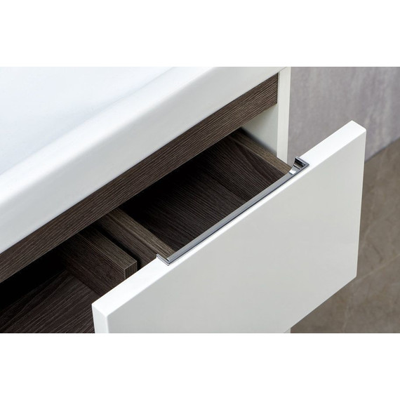 Тумба подвесная с раковиной Акватон Рене 60 см 1A2585K0NRC80, белый - фото 7