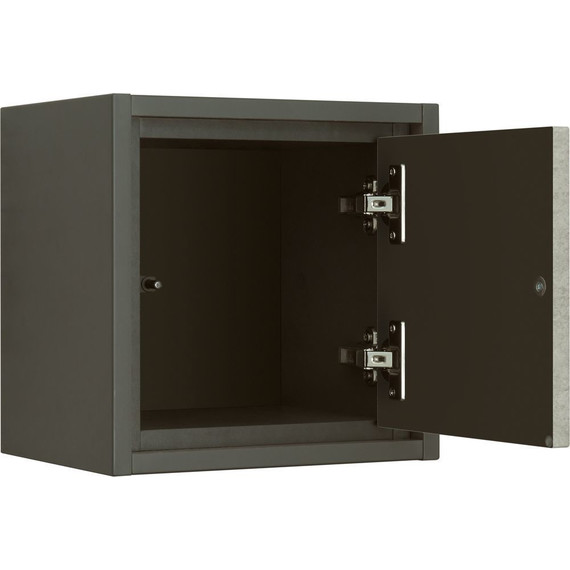 Шкаф подвесной Акватон Уэльс 30 см 1A267803WA6A0, графит/серый бетон - фото 2