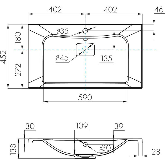 Тумба подвесная с раковиной Акватон Уэльс 80 см 1A2679K1WA6A0, графит/серый бетон - фото 11
