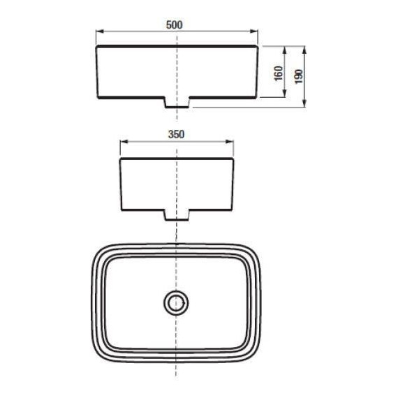 Тумба подвесная с раковиной Акватон Марбл 80 см 1A2762K1MH4C0 (раковина Mila 50) слэйт - фото 9
