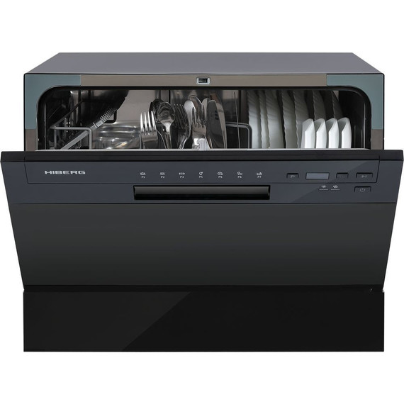 Отдельностоящая посудомоечная машина Hiberg T56 615 B - фото 5