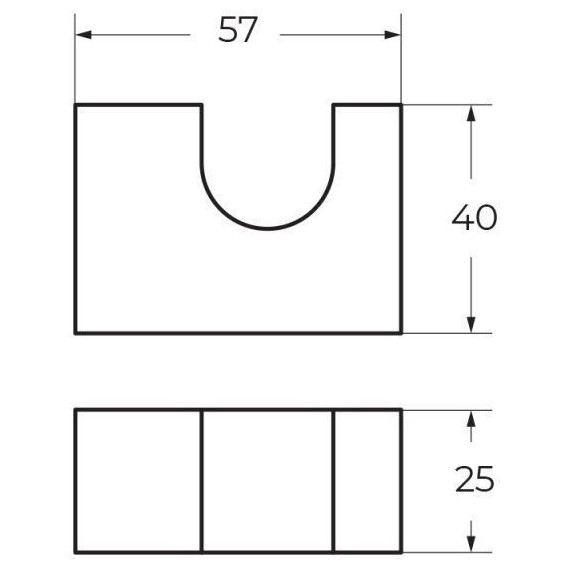 Крючок Art&Max Platino AM-E-3986-MB, чёрный матовый - фото 2