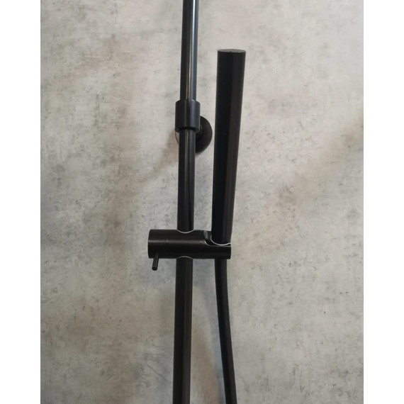 Душевая стойка с термостатом Cezares ECO-CD-T-NOP, черный матовый - фото 5