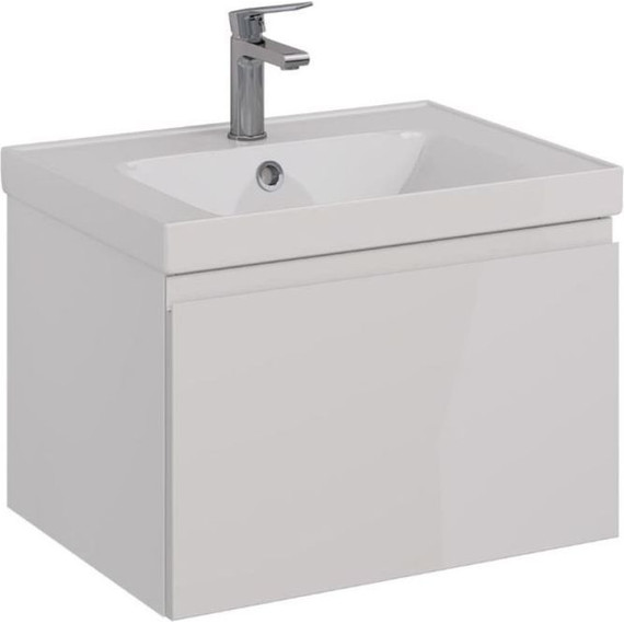 Тумба подвесная с раковиной Lemark Veon Mini 60 см LM02VM60T - фото 