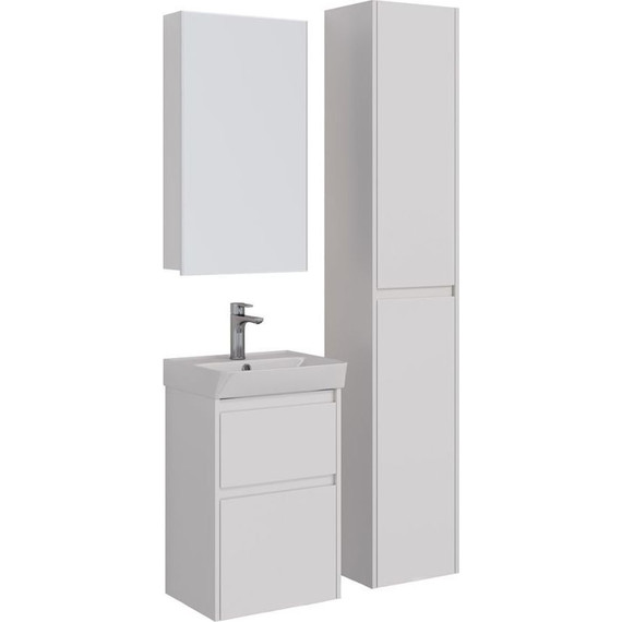 Тумба подвесная с раковиной Lemark Combi 45 см LM03C45T - фото 6