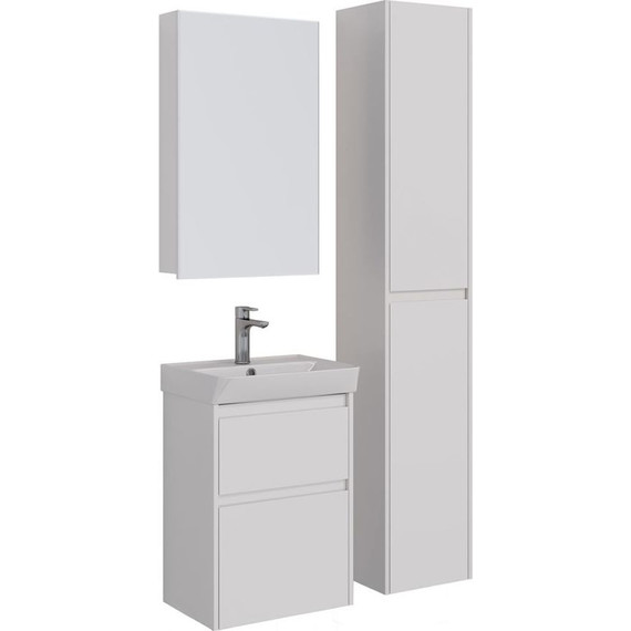 Тумба подвесная с раковиной Lemark Combi 50 см LM03C50T - фото 6